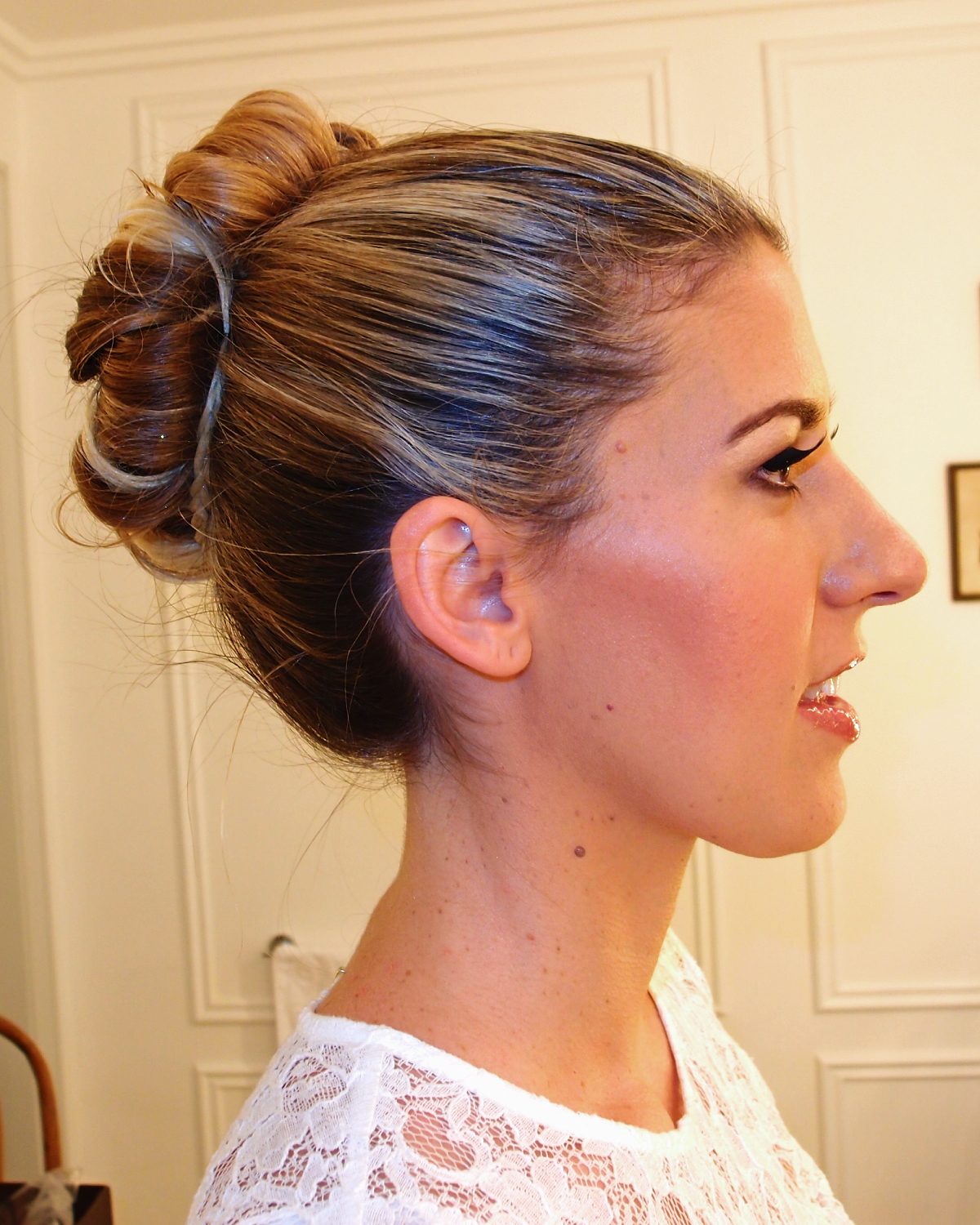 Peinado recogido para novia